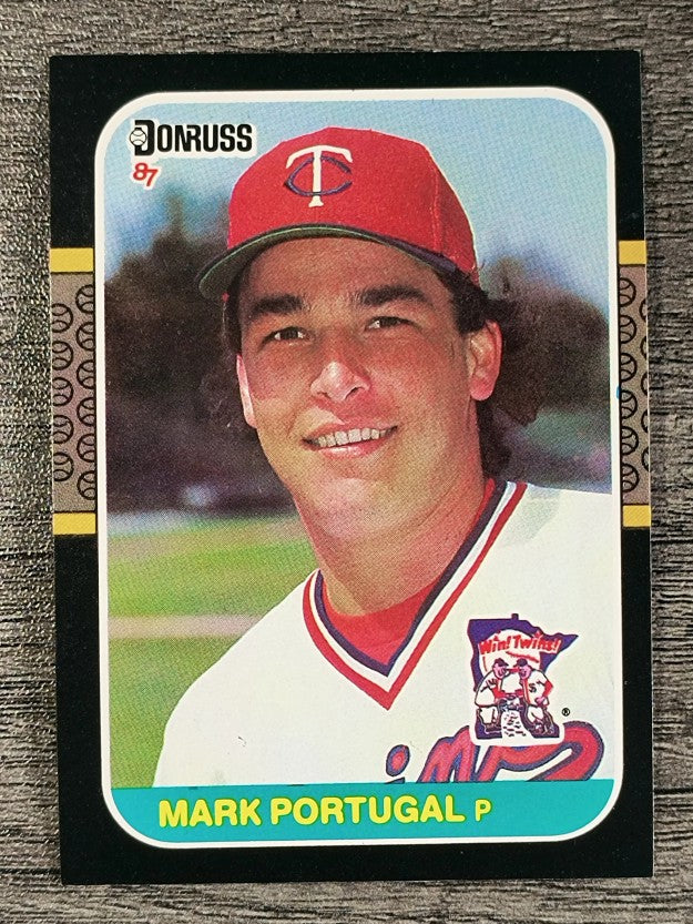 1987 Donruss #566 Mark Portugal RC