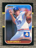 1987 Donruss #571 Cliff Speck