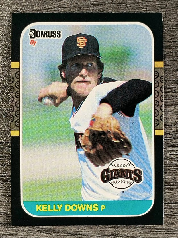 1987 Donruss #573 Kelly Downs RC