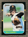 1987 Donruss #573 Kelly Downs RC