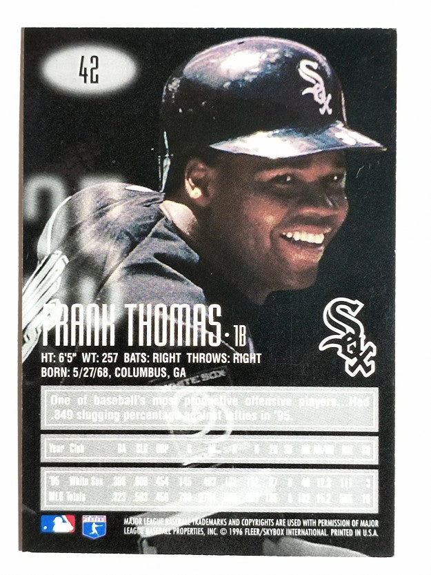 1996 Emotion-XL #42 Frank Thomas