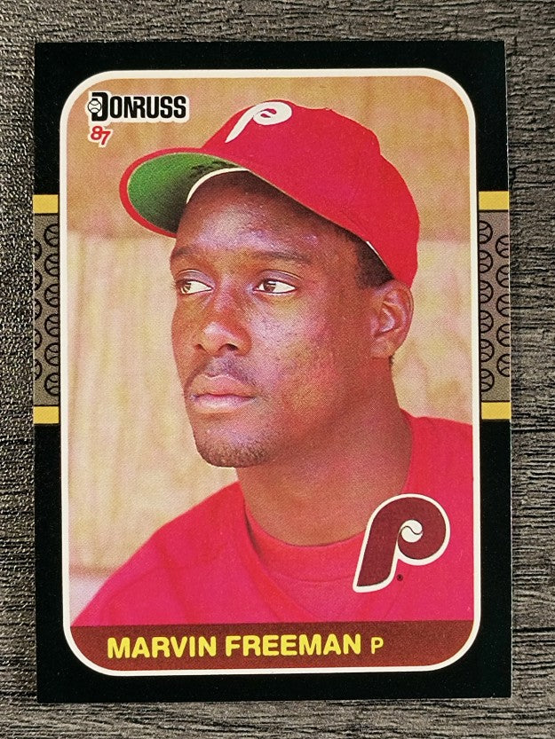 1987 Donruss #576 Marvin Freeman RC