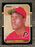 1987 Donruss #576 Marvin Freeman RC