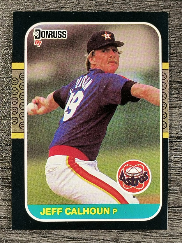 1987 Donruss #578 Jeff Calhoun