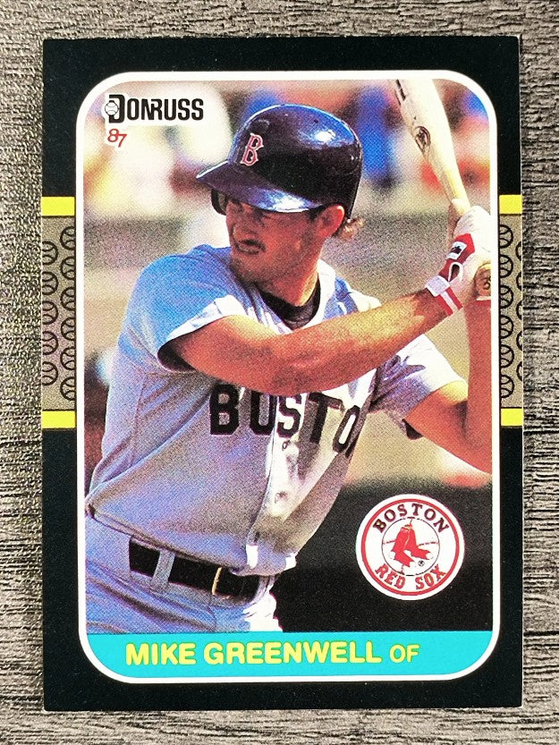 1987 Donruss #585 Mike Greenwell RC