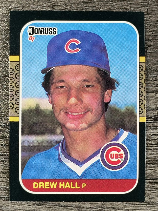1987 Donruss #594 Drew Hall