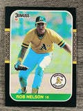 1987 Donruss #595 Rob Nelson