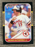 1987 Donruss #601 Jackie Gutierrez