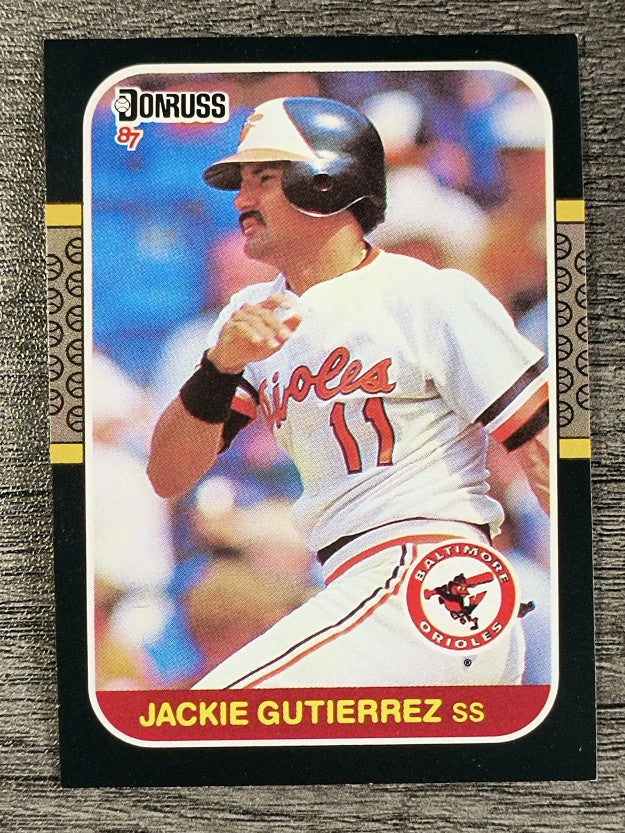 1987 Donruss #601 Jackie Gutierrez