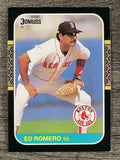 1987 Donruss #606 Ed Romero