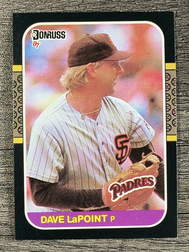1987 Donruss #607 Dave LaPoint