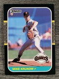 1987 Donruss #609 Mike Krukow