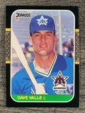 1987 Donruss #610 Dave Valle RC