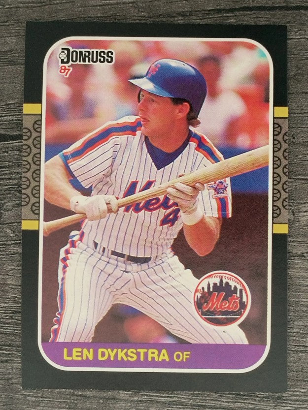 1987 Donruss #611 Len Dykstra