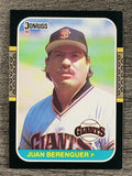 1987 Donruss #616 Juan Berenguer