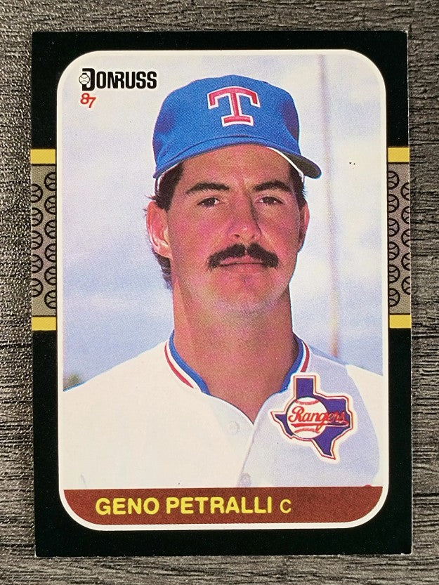 1987 Donruss #619 Geno Petralli