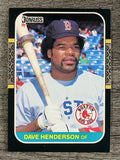 1987 Donruss #622 Dave Henderson