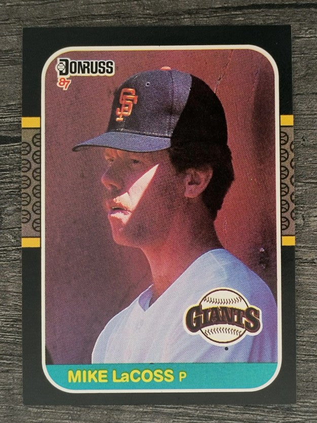 1987 Donruss #636 Mike LaCoss