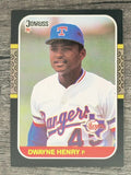 1987 Donruss #637 Dwayne Henry
