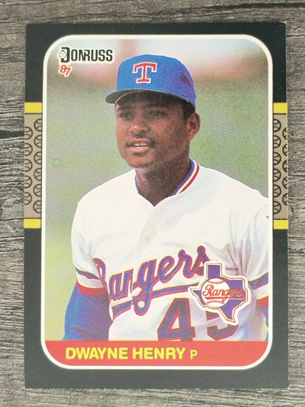 1987 Donruss #637 Dwayne Henry