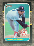 1987 Donruss #641 Calvin Schiraldi