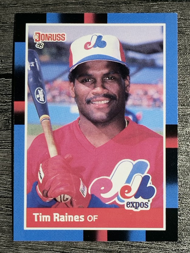 1988 Donruss #345 Tim Raines