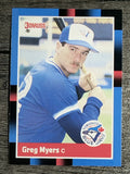 1988 Donruss #624 Greg Myers RC