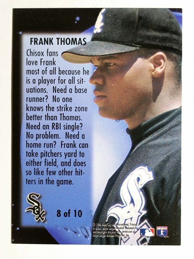1996 Metal Universe Titanium #8 Frank Thomas