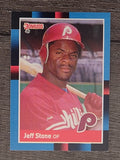 1988 Donruss #482 Jeff Stone
