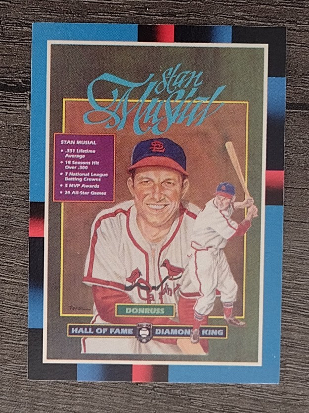 1988 Donruss #641 Stan Musial Puzzle