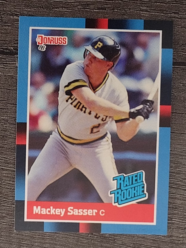 1988 Donruss #28 Mackey Sasser RC