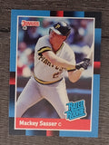 1988 Donruss #28 Mackey Sasser RC