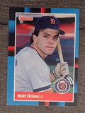 1988 Donruss #152 Matt Nokes RC