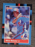 1988 Donruss #257 Mitch Webster