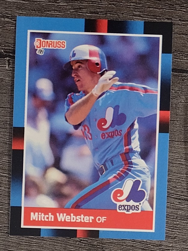 1988 Donruss #257 Mitch Webster