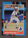 1988 Donruss #282 Andres Galarraga