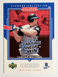 2004 UD Diamond All-Star Promo #CB Carlos Beltran