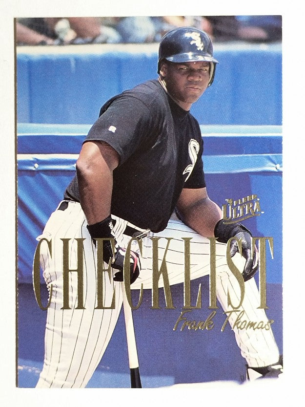 1996 Ultra Checklists #A9 Frank Thomas