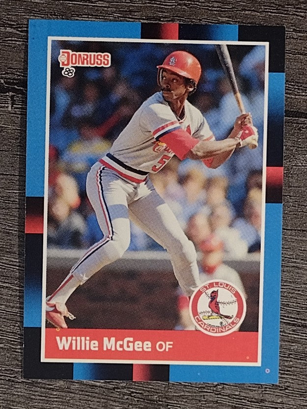 1988 Donruss #307 Willie McGee