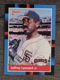 1988 Donruss #327 Jeffrey Leonard
