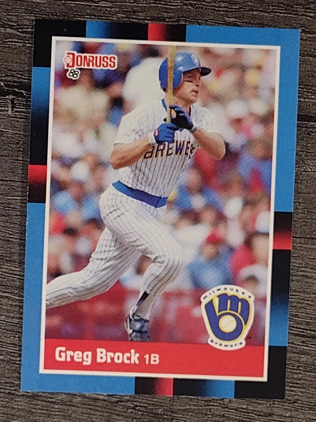 1988 Donruss #337 Greg Brock