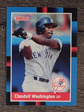1988 Donruss #340 Claudell Washington