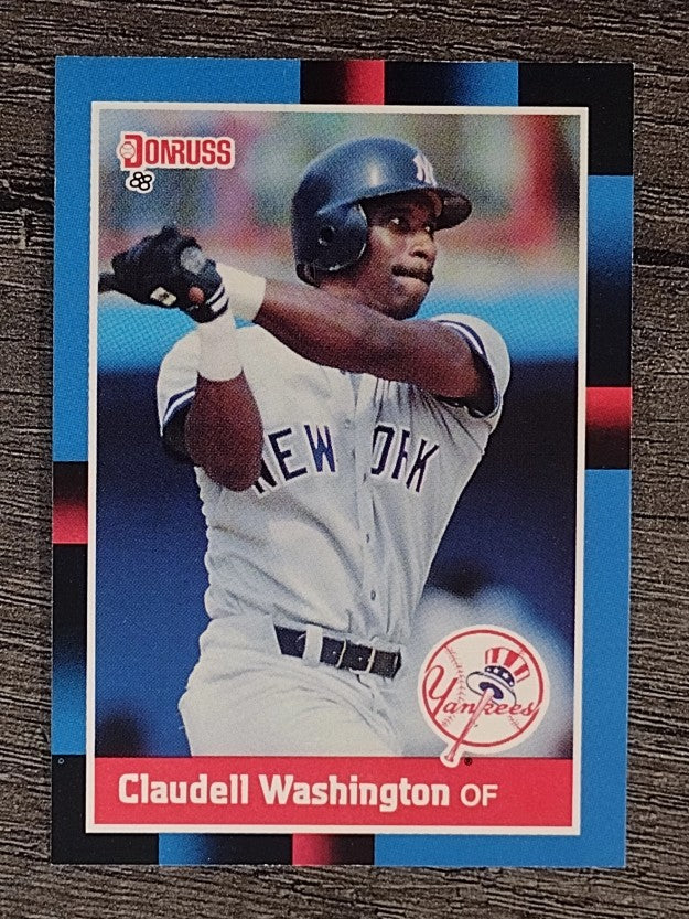 1988 Donruss #340 Claudell Washington