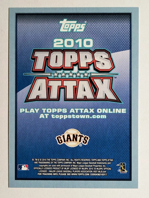 2010 Topps Update Attax Code Cards #69 Buster Posey