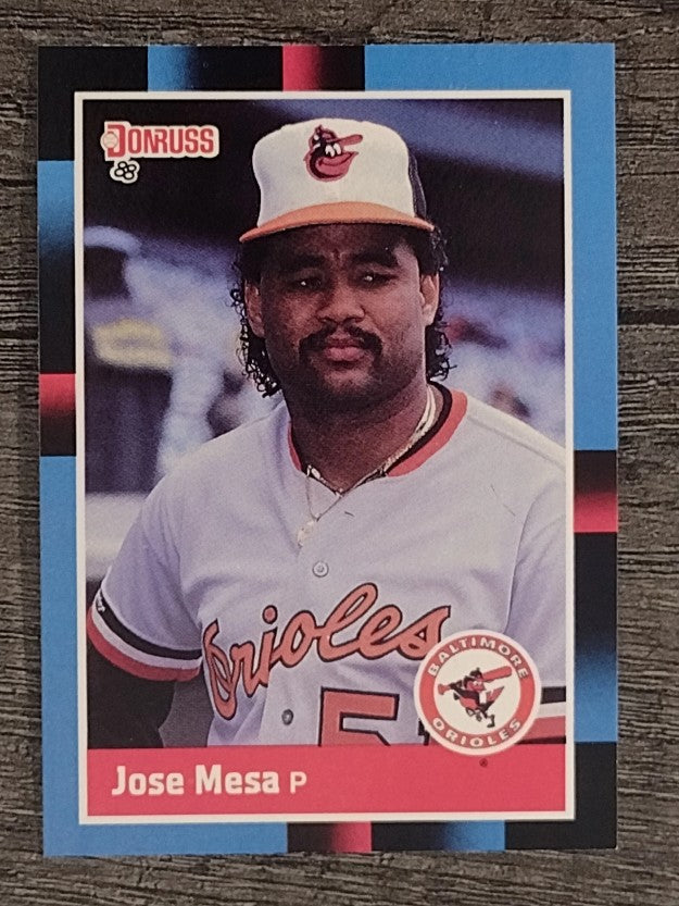 1988 Donruss #601 Jose Mesa RC