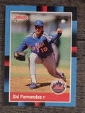 1988 Donruss #118 Sid Fernandez