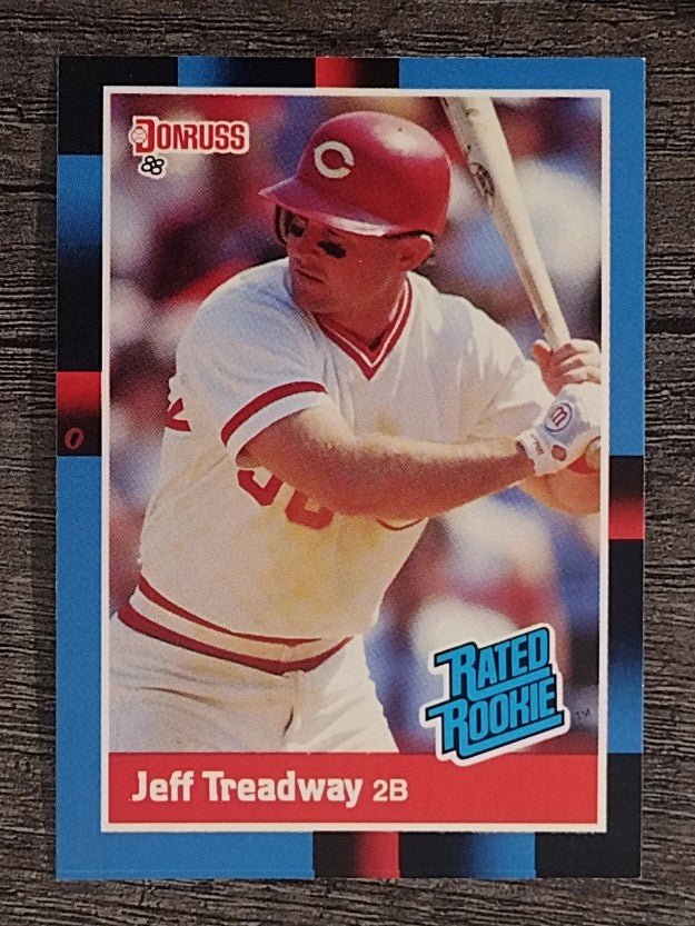 1988 Donruss #29 Jeff Treadway RC