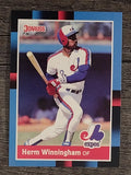 1988 Donruss #581 Herm Winningham