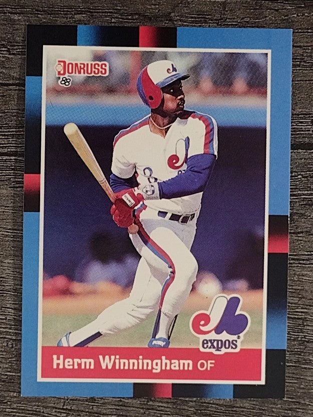 1988 Donruss #581 Herm Winningham