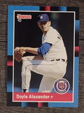1988 Donruss #584 Doyle Alexander